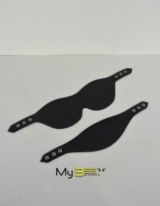 Latex blanking plugs for bondage hoods