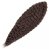 Dark brown - curly kanekalon